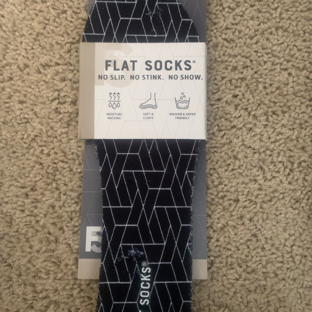 Two pairs of flat socks